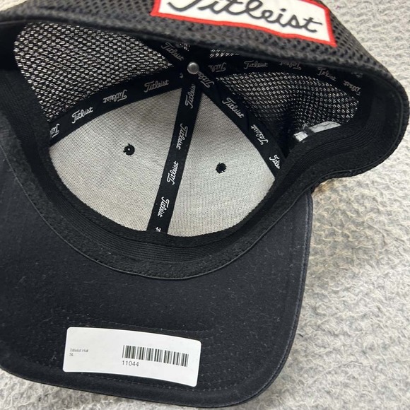 Titleist Footjoy Pro-v1 Hat Men Baseball Cap L Titleist Medium Large Black - Picture 6 of 8